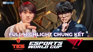 FULL HIGHLIGHT T1  TES  CHUNG KẾT EWC 2024  HOÀNG LUÂN amp ĐỨC MẠNH [upl. by Viridis]