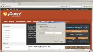 Downloading jQuery UI to use a local copy [upl. by Gael443]