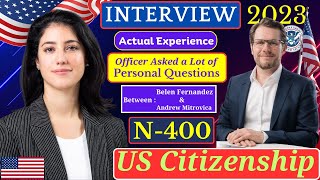 Practice n400 us citizenship Interview 2023 amp Oath Ceremony  n400 naturalization interview 2024 [upl. by Erialcyram995]