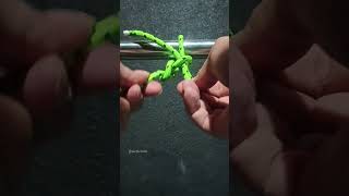 The strap is easy and can be removed again knot knottutorial [upl. by Llehcor]