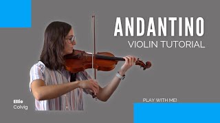 Andantino  Suzuki Violin Book 1 [upl. by Effy37]