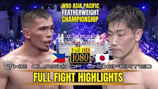 UNDEFEATED PINOY BOXER IPINAMALAS ANG KANYANG HUSAY AT TIBAY LABAN SA UNDEFEATED NA JAPANESE BOXER [upl. by Oileve153]