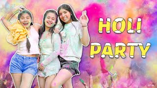 Girls Celebrating Holi With Life Hacks  Anaysa [upl. by Ayo]