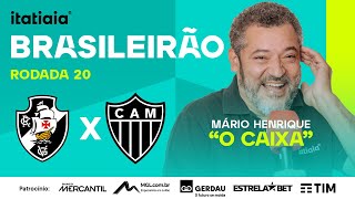 VASCO X ATLÉTICO AO VIVO NA ITATIAIA  REACT DO BRASILEIRÃO  RODADA 20 [upl. by Cindra]