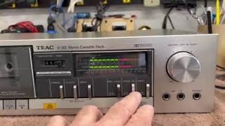 Teac V33 Cassette Deck [upl. by Ahsataj]