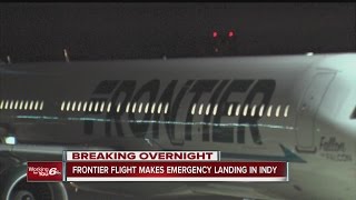 Frontier flight diverts to Indianapolis after fuel issue [upl. by Mahgem]