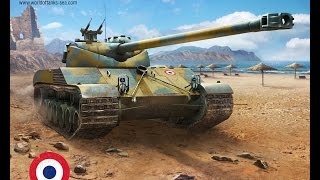 WoT World of Tanks 字幕 フランス ティアⅥ 重戦車 ARL44 [upl. by Shanley]