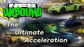 All Cars Acceleration Compilation Need For Speed Unbound AMAZING ENGINE SOUNDS [upl. by Klemm]