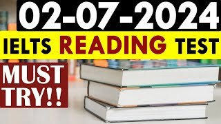 IELTS Reading Test 2024 with Answers  02072024 [upl. by Roland516]