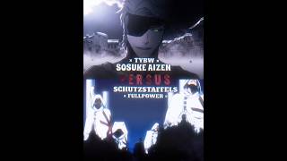 Aizen Vs Elite sternritter anime bleach tybw bleachtybwpart3aizen trending [upl. by Dadirac666]