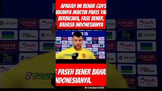 Martin paes Paseh bener bahasa Indonesianya timnasindonesia marteenpaes [upl. by Setiram]