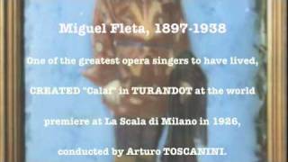 Miguel Fleta  Turandot  Nessun Dorma [upl. by Best]