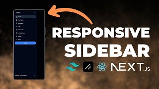 Build A Responsive Sidebar using Nextjs 14 React shadcnui and Tailwind CSS [upl. by Payson]