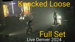 Knocked Loose Live Full Set Denver CO May 19th 2024 [upl. by Schertz148]