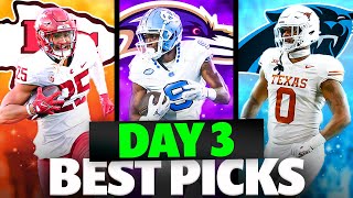 BEST PICKS of Day 3 2024 NFL Draft [upl. by Okomot]