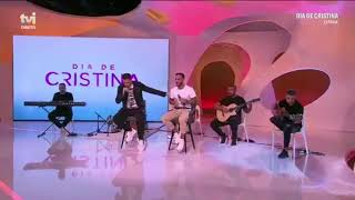 Nininho Vaz Maia e Mickael Carreira  Bailando  ao vivo  Programa da Cristina [upl. by Sirehc974]