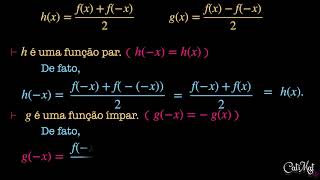 8 Sobre funções pares ímpares e funções periódicas [upl. by Barraza]