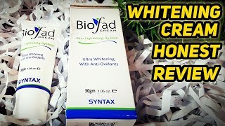 Skin Lightening System  BIOFAD Cream Review  Ultra Whitening AntiOxidant [upl. by Hulda]