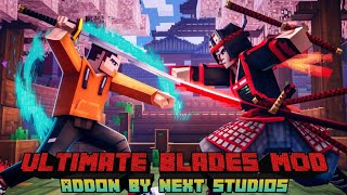 Minecraft Weapon Mod  Ultimate Blades Addon  Craftable Over Power Weapon 119 Support [upl. by Hatokad]