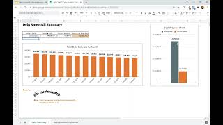 How to Use The Debt Snowball Spreadsheet [upl. by Akcimat]