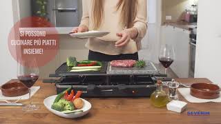 Severin RG 2341 Grill Raclette Pietra ollare [upl. by Kapoor]