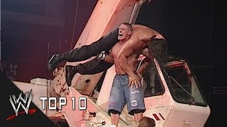 Extreme Attitude Adjustments  WWE Top 10 [upl. by Vashtia159]