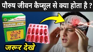 पौरुष जीवन कैप्सूल खाने से पहले ये वीडियो देखे  Paurush Jeevan Capsule Side Effects [upl. by Oniliuqnart634]