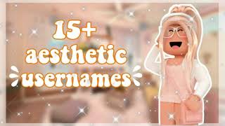 15 Aesthetic Usernames ✩  Roblox  Summerツ [upl. by Montagna]