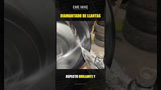 Proceso de diamantado de llantas rines aros etc ememike mecanica mecanicaautomotriz [upl. by Tristas]