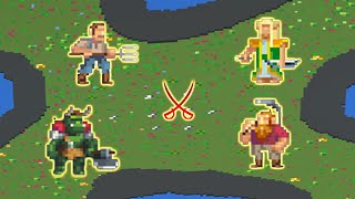 HUMANS vs ELVES vs ORCS vs DWARVES  Worldbox Race Wars [upl. by Enoed]