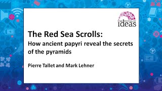 The Red Sea Scrolls How ancient papyri reveal the secrets of the pyramids [upl. by Ansev]