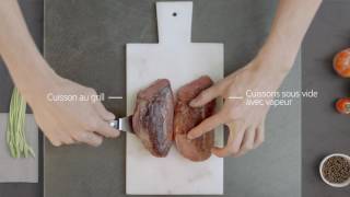 AEG Fours vapeur  Filet de canard comparaison  griller vs sousvide avec vapeur [upl. by Hackney536]