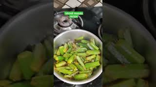 bhindi masala recipe shortvideos [upl. by Leotie]