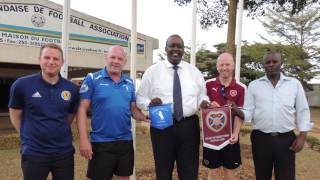 Hearts amp Tranent Colts launch development programme in Rwanda [upl. by Shayne]