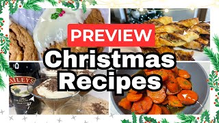 🥂 PREVIEW of my 🎅🏼 CHRISTMAS RECIPES 🍗 Coming throughout December 🎄 [upl. by Secunda801]