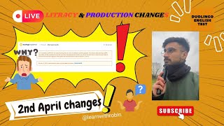 ⚠️𝐃𝐮𝐨𝐥𝐢𝐧𝐠𝐨 𝐂𝐡𝐚𝐧𝐠𝐞𝐬 𝟐𝐧𝐝 𝐚𝐩𝐫𝐢𝐥 𝟐𝟎𝟐𝟒💥💥⁉️😣😣𝐃𝐈𝐅𝐅𝐈𝐂𝐔𝐋𝐓𝐘 𝐋𝐄𝐕𝐄𝐋 𝐔𝐏🥲 duolingo duolingoenglishtest [upl. by Buschi]