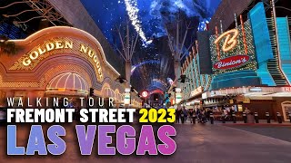 Fremont Street Las Vegas  No Comment Walkthrough [upl. by Eirojam]