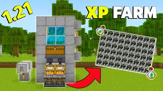 INFINITE FuelXP Farm in Minecraft Bedrock 121easy [upl. by Gerdeen772]