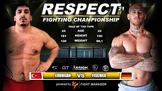 RESPECTFC 21  Chris Fischer vs Cem Erdogan [upl. by Anehta]