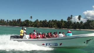 AMAZING BOAT RIDE TO SAONA ISLAND EXCURSION DOMINICAN REPUBLIC [upl. by Ahse13]