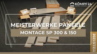 MeisterWerke Wandpaneele SP 300150wie ein Profi montieren [upl. by Sidoeht405]