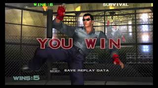 Tekken 4  Kazuya Survival Mode [upl. by Alleirbag]