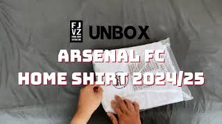 Unboxing Arsenal home kit 202425 [upl. by Princess]