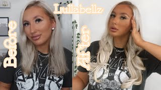 LULLABELLZ HAIR EXTENTIONS REVIEW  how to fit amp style [upl. by Haras318]