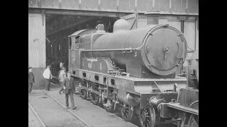 A Visit to Locomotive Works Crewe 1913  Railways on Film [upl. by Liss]