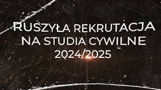 Ruszyła rekrutacja na studia cywilne [upl. by Ethbin712]