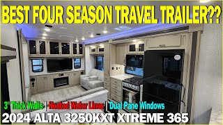 A REAL 4 SEASON TRAVEL TRAILER 2024 Alta 3250KXT Xtreme 365 by East To West RVs  Couchs RV Nation [upl. by Margette]