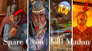 WHAT WILL HAPPEN IF YOU SPARE CYNON AND KILL MADON  Shocking ENDING  ASSASSINs CREED VALHALLA [upl. by Auqinom]