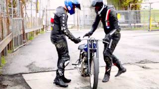 Big D Cycle at Yellowbelly 2014 Triumph Pre unit Drag bike [upl. by Anelet665]