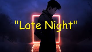 🌿No Copyright🌿  Late Night  Sad Chill Lofi Piano Type Beat [upl. by Noseaj]